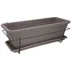 Image de Jardiniere Venezia Balcon Rectangulaire Taupe 10 L Artevasi