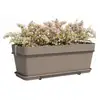 Image de Jardiniere Artevasi Capri Taupe Plastique 14 L Reserve Eau
