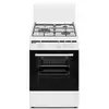 Image de Meireles G 130 W Cuisinière à Gaz Butane/Propane 3 Zones 50 cm + Four 49 L Blanc