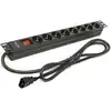 Image de Phasak BNS 3535 multiprise avec interrupteur 8 prises de courant 2m noir