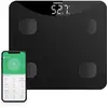 Image de Balance Impédancemètre Haeger InteliScale 180kg IMC Bluetooth Écran LCD Noir