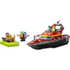 Image de Bateau sauvetag pompiers Lego City 19,1x6,1x26,2 cm