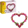 Image de Jeux de construction decoration forme coeur icons Lego 14,1x6,1x19,1 cm