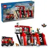 Image de Caserne de pompiers Lego® avec camion de pompiers