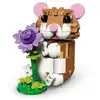 Image de Jeu de construction LEGO Creator 3 en 1 Hamster Adorable avec Fleur 31376