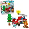 Image de Jeu LEGO 10473 Camion de Pompiers DUPLO avec Lance et Figurines