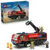 Image de Camion de pompiers LEGO 60499 City 4 figurines bras rotatif 691 pièces