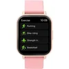 Image de Denver SWC-176RO Bluetooth 1,81" Gris avec Bracelet Rose IP65 Pulsomètre