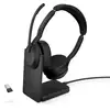 Image de Casque Jabra Evolve2 55 Bluetooth sans fil avec ANC pour bureau noir