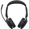 Image de Casque Jabra Evolve3 65 sans fil Bluetooth avec micro et réduction de bruit noir coussinets doux