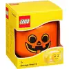 Image de Boite de rangement LEGO Citrouille Empilable 2L Orange Noir Polypropylène
