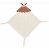 Image de Doudou mini panda en coton biologique OYOY Living Design 40x40x2 cm
