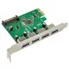 Image de Carte PCIe MicroConnect MC-USB3.0-T4B 4 ports USB 3.2 Gen 1 VL805