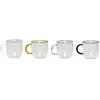Image de Mugs verre Hubsch Interior Kiosk (x4) 10x13 cm