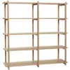 Image de Étagère double Hubsch Interior Mason Large 150x45x150 cm