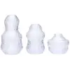 Image de Vase Hubsch Interior Fuyu(x3) ø 11x20 cm / ø 10x15 cm/ ø 11x10 cm