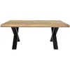 Image de Table basse en chêne huilé avec bord ondulé House Nordic Toulon 70x120x50 cm