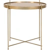 Image de Table basse en acier coloré avec verre House Nordic Venezia 48x48x48 cm