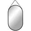 Image de Miroir en acier avec bracelet en cuir artificiel House Nordic Trapani 35x60x2 cm