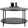 Image de Table basse avec pieds noirs House Nordic Vita 80x80x45 cm