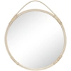 Image de Miroir avec bord en rotin rond House Nordic Malo 50x50x2 cm