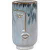Image de Vase en céramique rond avec visage House Nordic 9,5x9,5x17 cm