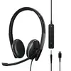 Image de Casque Epos Adapt 165 USB-C II filaire USB-C jack 3,5 mm Binaural Bureau Noir