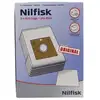 Image de Sac d'aspirateur Nilfisk W7-51559 Compatible Coupé GO Force 5 pièces Gris Blanc