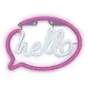 Image de Forever Neon Led Light Hello Rose Blanc Bat+usb Flne15