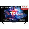 Image de TV TCL DLED V6C 43V6C 43" 4K Smart TV WiFi Google TV Métallique