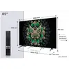Image de TV TCL QD Mini LED 85C69K 85" 4K UltraHD 144Hz Smart TV Google TV Dolby Vision HDR10+