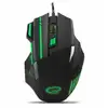 Image de Souris Esperanza EGM201G USB 2400DPI Noir Vert 7 Boutons Rétroéclairage