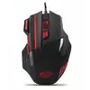 Image de Souris Esperanza EGM201R USB 2400 DPI Noir Rouge Gaming LED 7 Boutons
