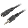 Image de Câble Audio Lanberg CA-MJFJ-10CC-0050-BK 3,5mm Macho 5 m Noir