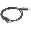 Image de Câble Lanberg CA-DPDP-10CC-0010-BK 1m DisplayPort 3840 x 2160 Pixels
