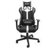 Image de Chaise de jeu Fury Avenger XL blanche/noire
