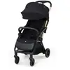 Image de Poussette Kinderkraft Apino légère noire roues pleines pliable canopy