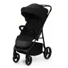 Image de Poussette Kinderkraft Trig 3 légère, pliable, roues solides, canopy, noire