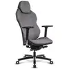 Image de Silla Gaming Quersus ICOS 1.1 Gris Hierro Tejido Ignífugo Reclinable 140°