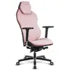Image de Chaise Quersus ICOS 1.1 Quartz rose tissu ignifuge accoudoirs 4D dossier inclinable