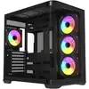 Image de Boîtier PC Krux Tano Tour Mid avec panneau panoramique et 4 ventilateurs ARGB