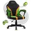 Image de Chaise gaming Huzaro Ranger 1.0 Pixel mesh dossier maille hauteur réglable noir/vert/jaune
