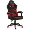 Image de Chaise gaming Huzaro FORCE 4.4 ergonomique noire/rouge 130 kg dossier réglable