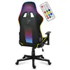 Image de Chaise gaming Huzaro Force 6.3 siège baquet ergonomique 130 kg accoudoirs réglables LED