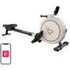 Image de Rameur Magnétique DeerRun RW600 32 Niveaux de Résistance App PitPat Blanc
