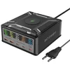 Image de Chargeur BlitzWolf BW-S28 260W GaN 5 Ports USB-C et USB-A Charge Sans Fil 15W Noir