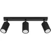 Image de Plafonnier Sollux Lighting Karbon 3L 45x6,5x16,5 cm