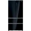 Image de Réfrigérateur Américain Haier HFR79F19DFGB Total No Frost 190 cm 703 L D Noir Distributeur Eau/Glace WiFi
