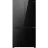Image de Réfrigérateur Américain Hisense RQ768N4GBE Total No Frost 190 cm 591 L E Noir Verre