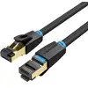 Image de Câble réseau Vention IKABD Cat.8 RJ45 SFTP 50 cm 40 Gbit/s 2 000 MHz Noir